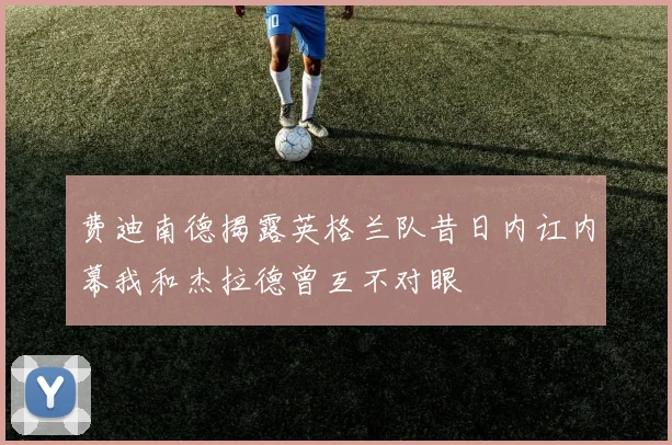 费迪南德揭露英格兰队昔日内讧内幕我和杰拉德曾互不对眼